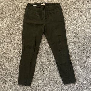 LOFT Dark Green Ankle Pants